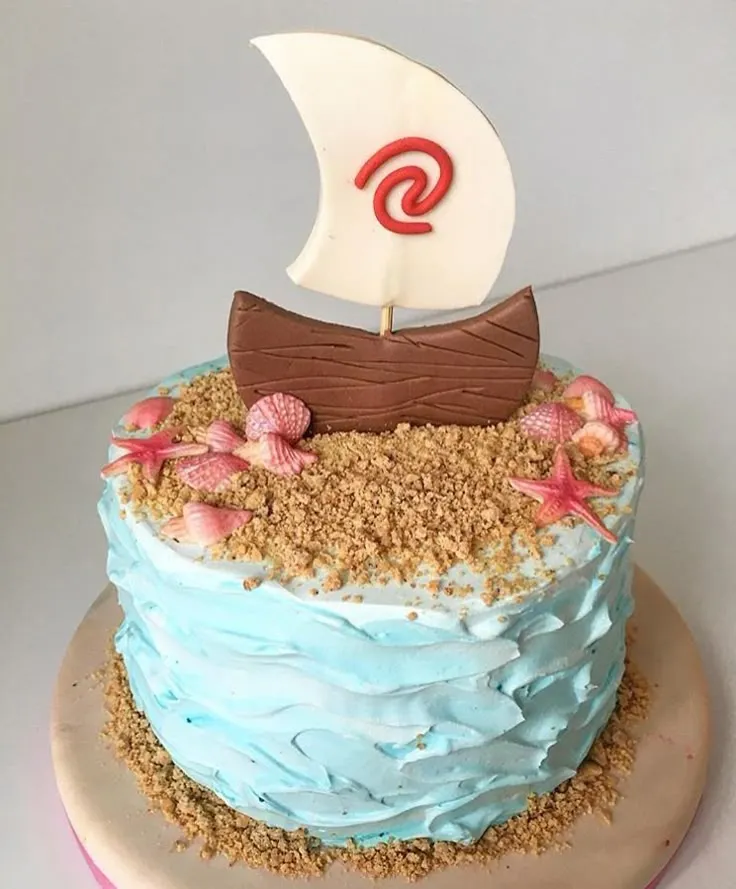 Island Boat Cake