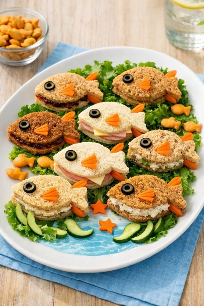 Mini Island Sandwiches