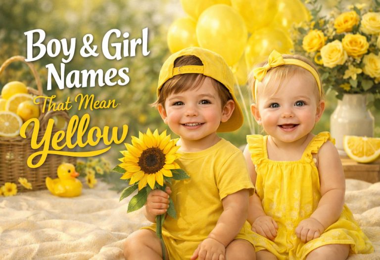 50 Boy & Girl Names That Mean Yellow