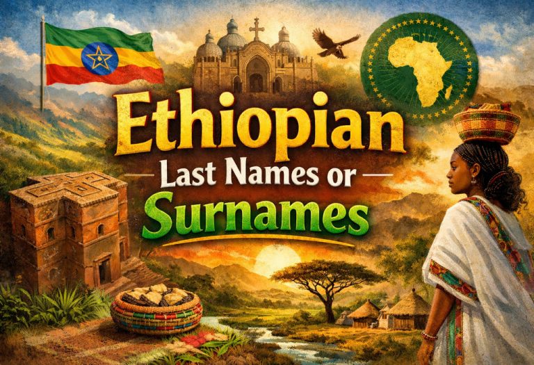 150+ Ethiopian Last Names or Surnames With Meanings