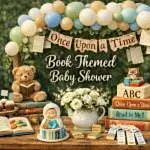20+ Book Themed Baby Shower - Decorations, Invitations & Games