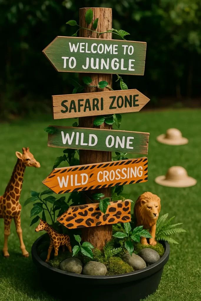 Welcome Jungle Sign