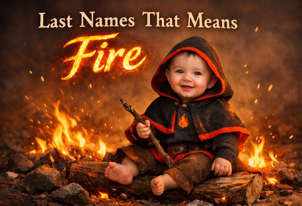 100 Last Names or Surnames That Mean Fire