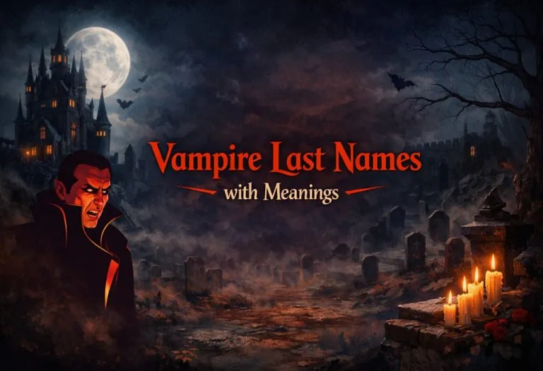 250 Vampire Last Names With Meanings