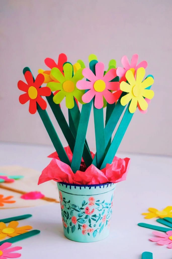 Popsicle Stick Flower