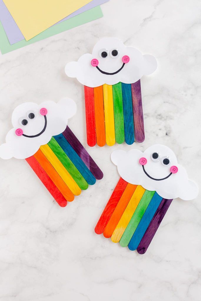 Rainbow Stick Craft