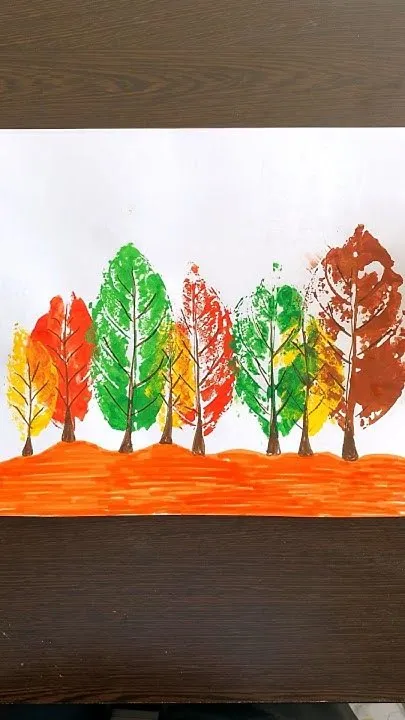 Leaf Printing Craft