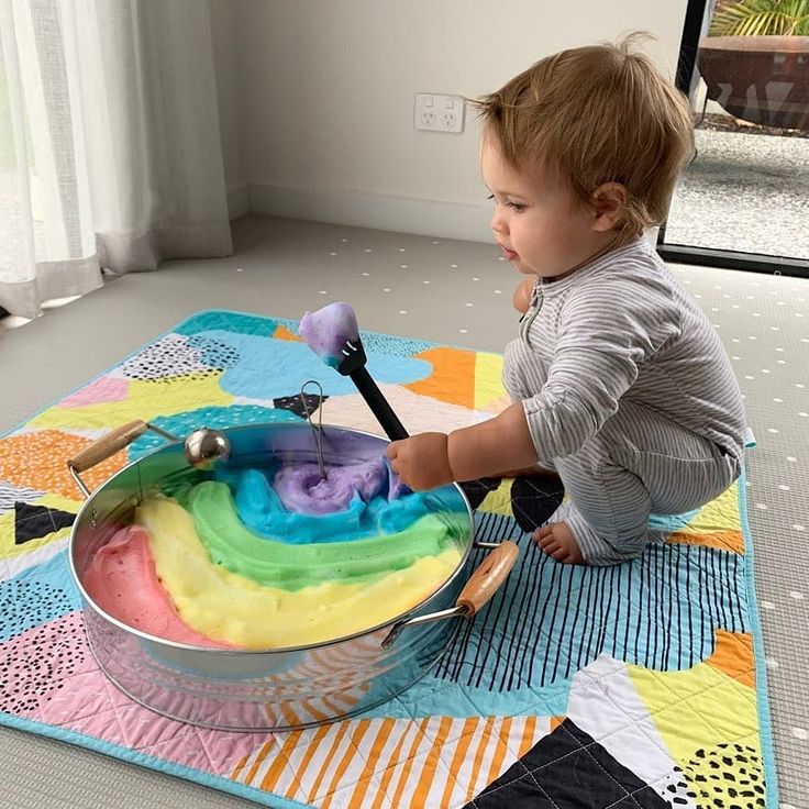 Rainbow Colour Swirl