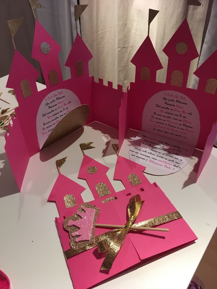 Castle Card Invitations