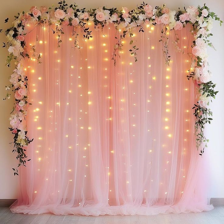 Fairy Lights and Soft Drapes