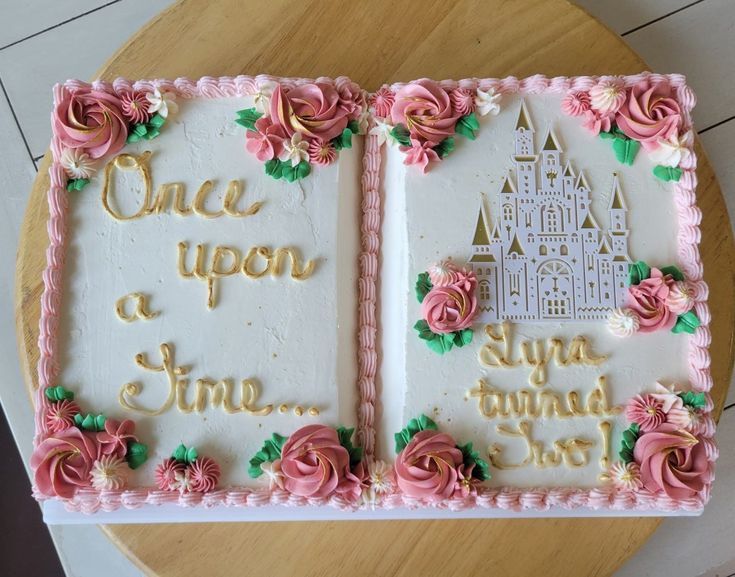 Fairy Tale Book Cake