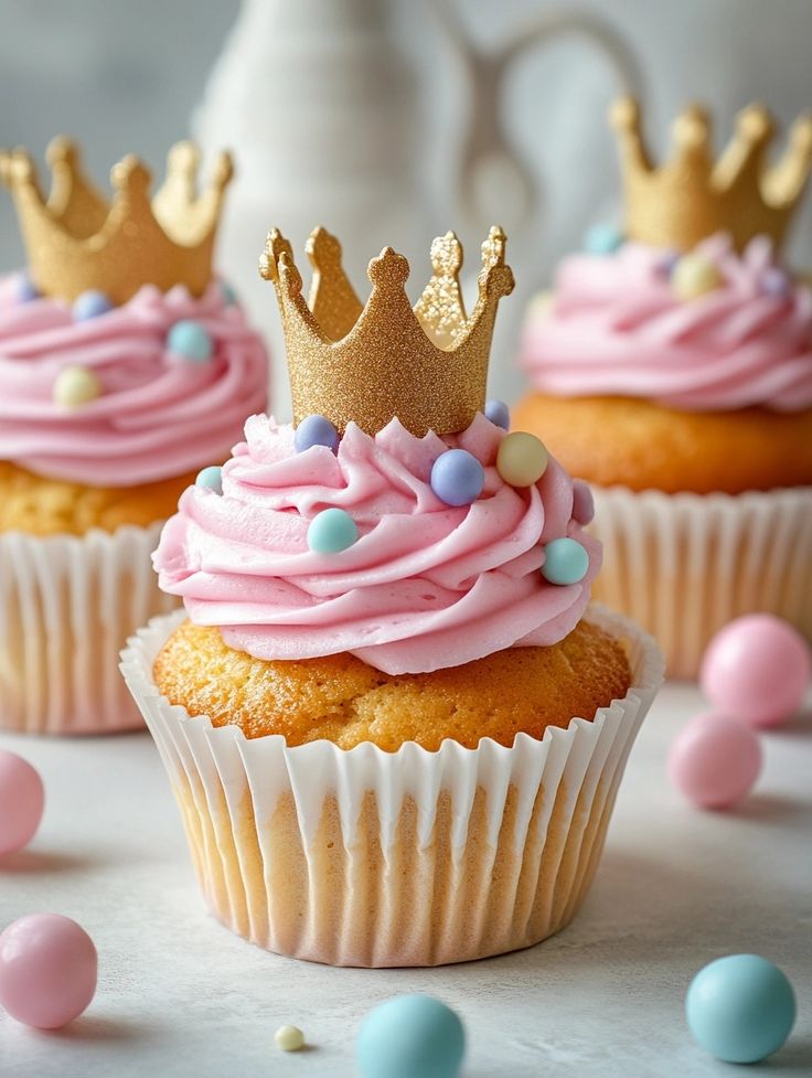 Princess Cupcakes princess theme birthday