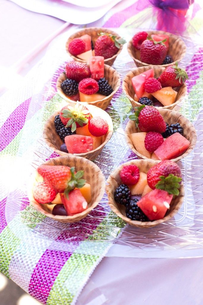 Fruit Magic Cups princess theme birthday