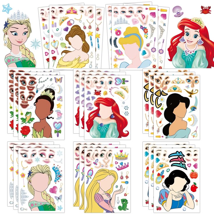 Princess Stickers and Activity Sheets