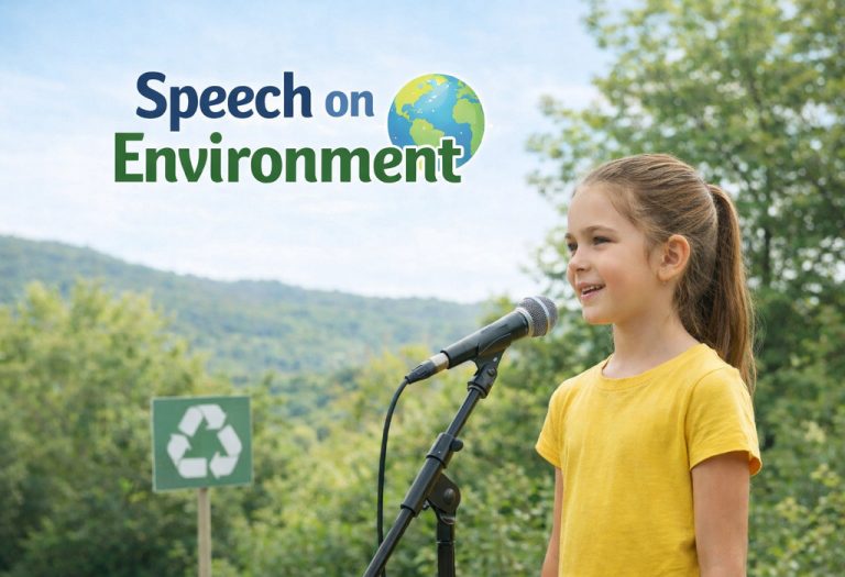 Speech on Environment for Students & Children