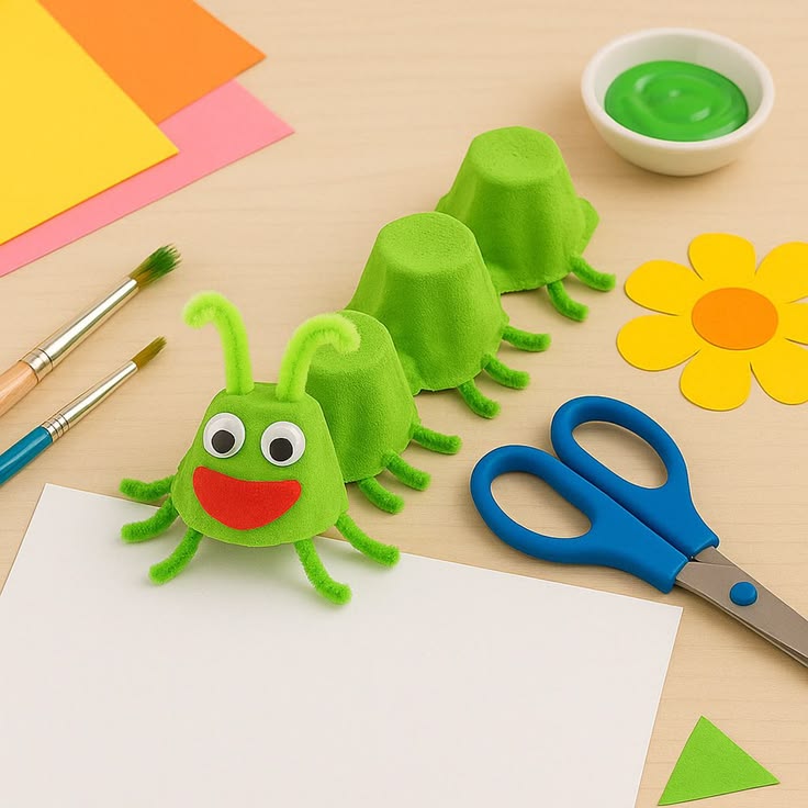 Egg Carton Caterpillar