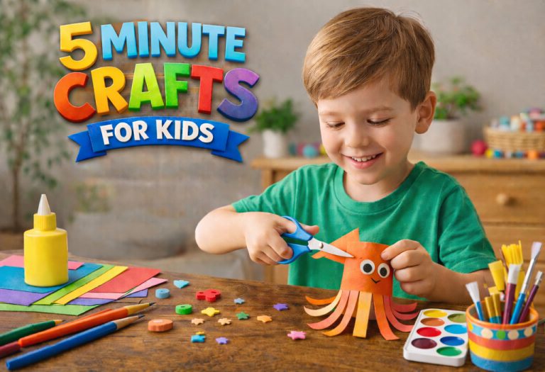 20 5-Minute Crafts for Kids That Are Fun, Easy, and Creative