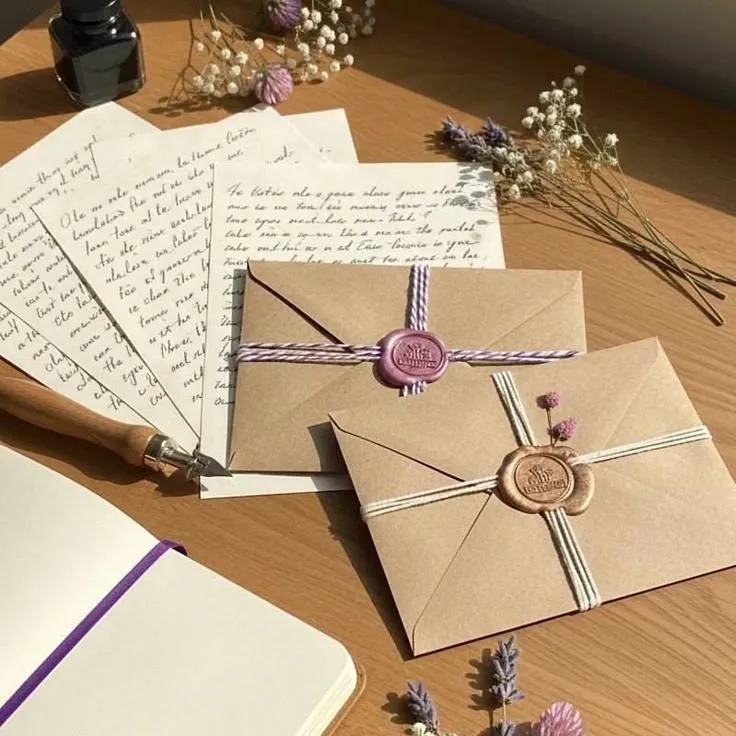 Handwritten Letter in a Sealed Envelope