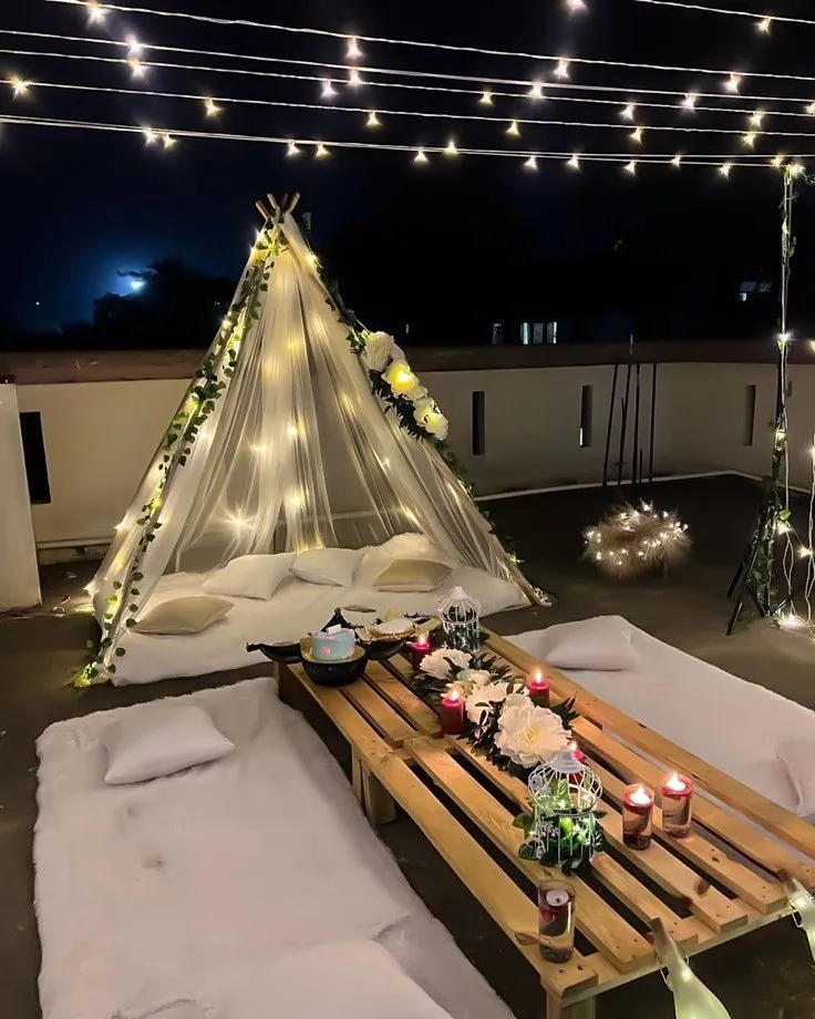 Stargazing Picnic at Home