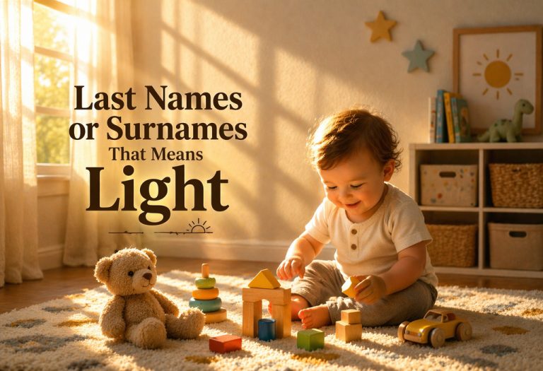 100 Last Names or Surnames That Means Light