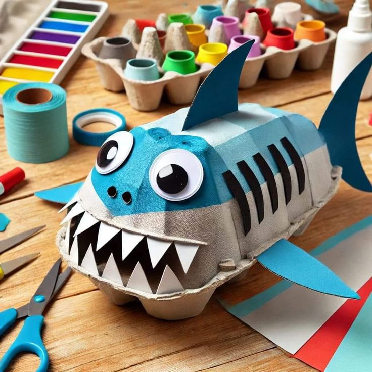 Egg Carton Shark