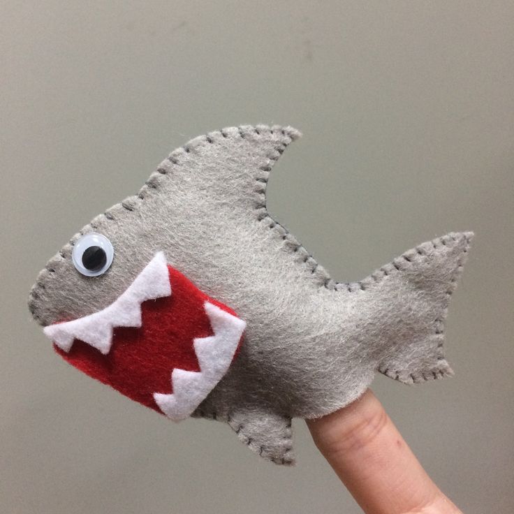 Shark Finger Puppet
