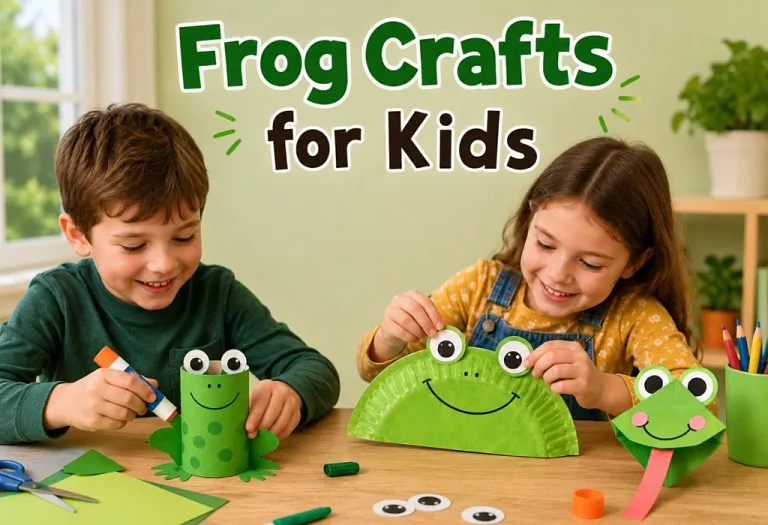 15 Easy & Fun Frog Crafts for Kids to Make at Home