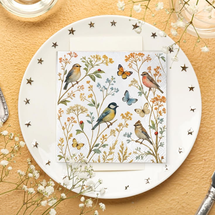 Bird-Themed Tableware