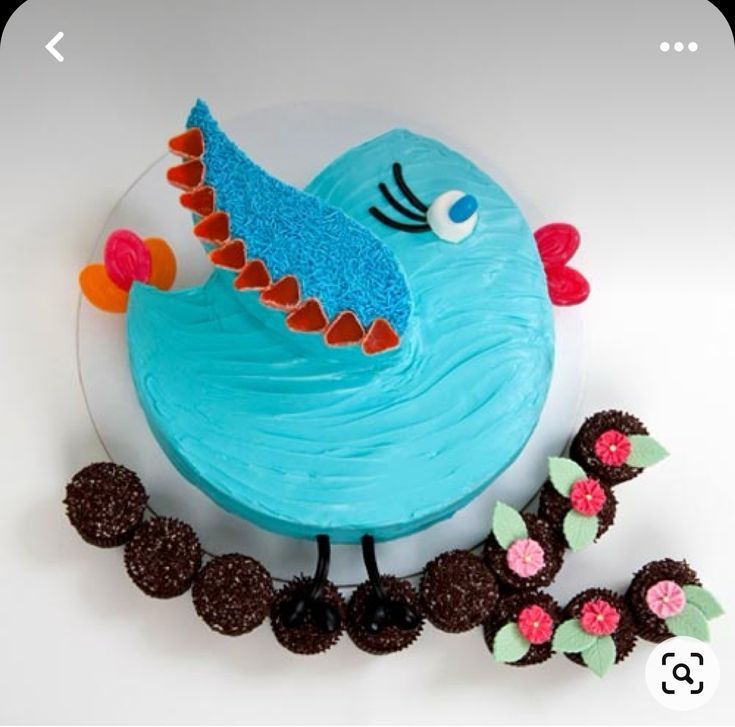 Bird-Shaped Cake