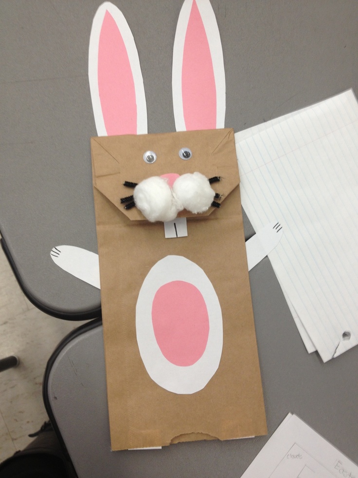 Bunny Paper Bag Puppet
