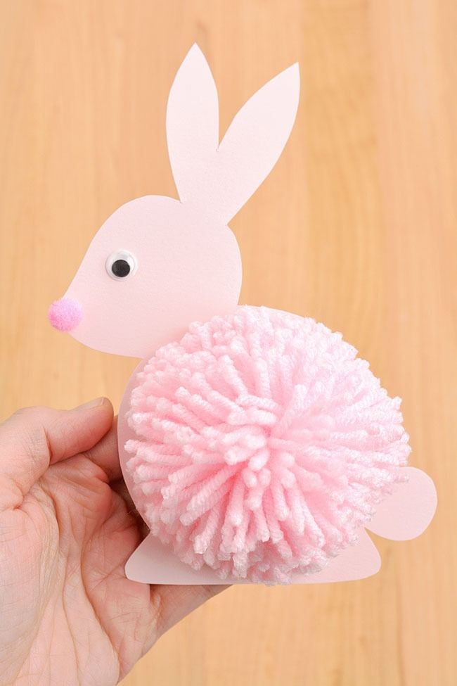 Bunny Tail Pom Pom Craft