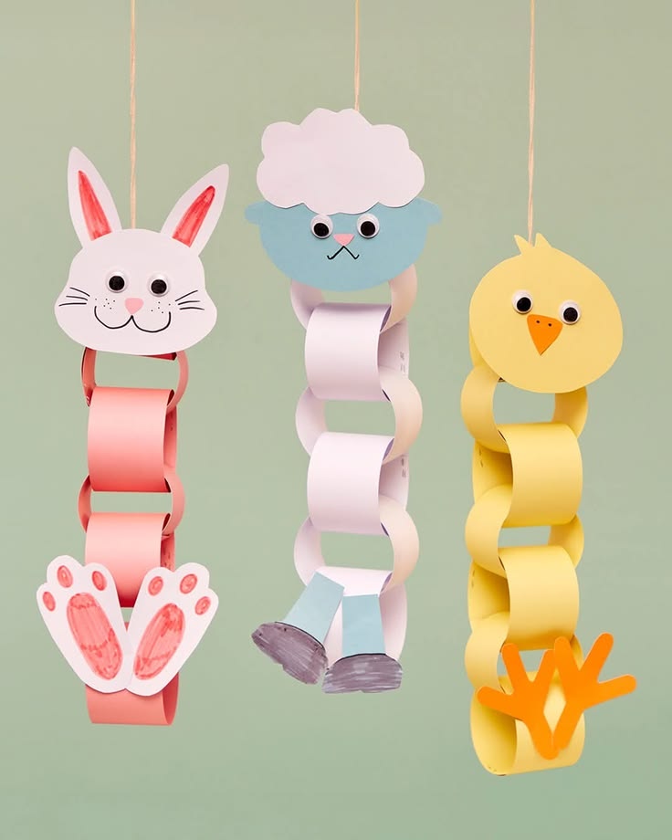 Bunny Paper Chain Craft