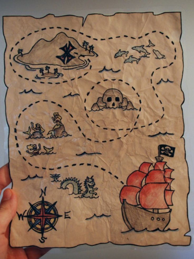 Pirate Treasure Map