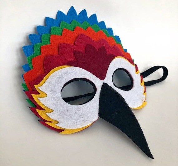 Pirate Parrot Mask
