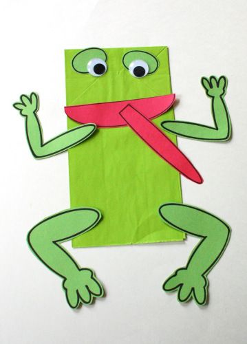 Frog Puppet Craft