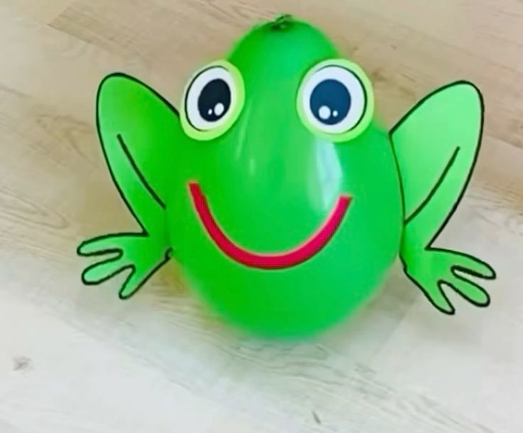 Frog Balloon Craft