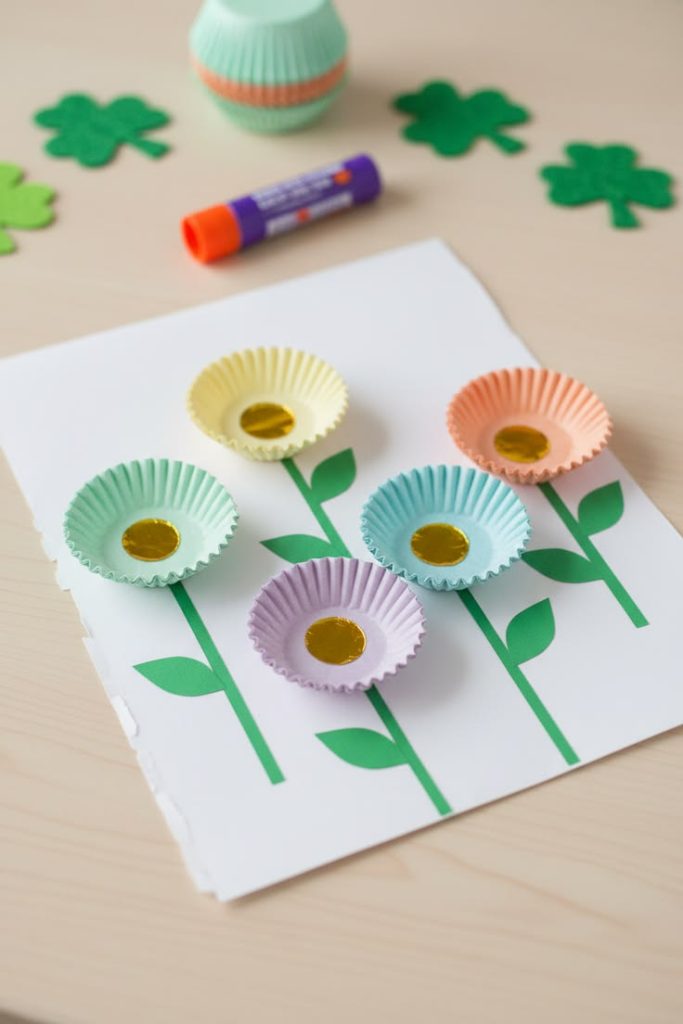 Cupcake Liner Flowers