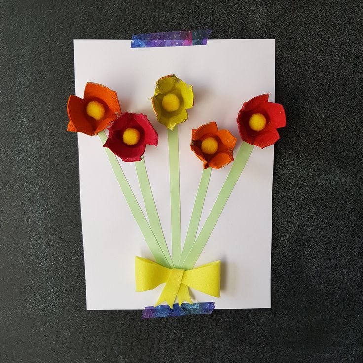 Egg Carton Flowers