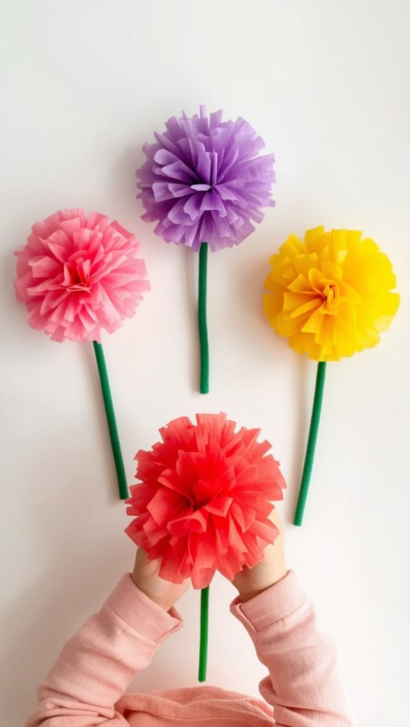 Tissue Paper Flowers