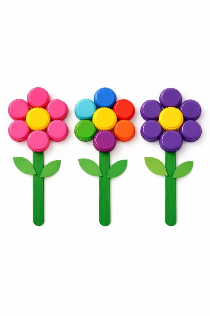 Bottle Cap Flowers
