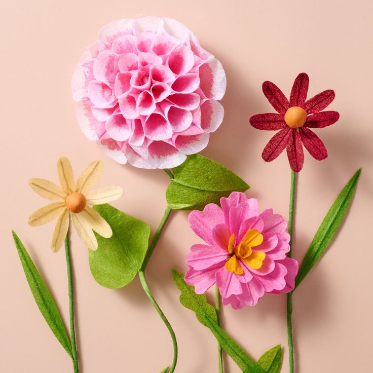 Rolled Paper Cone Flowers