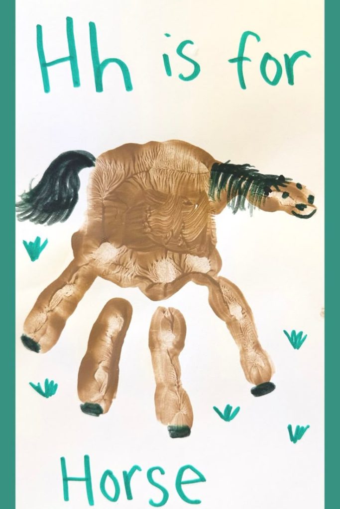Handprint Horse