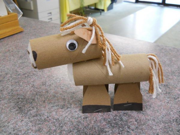 Toilet Paper Roll Horse