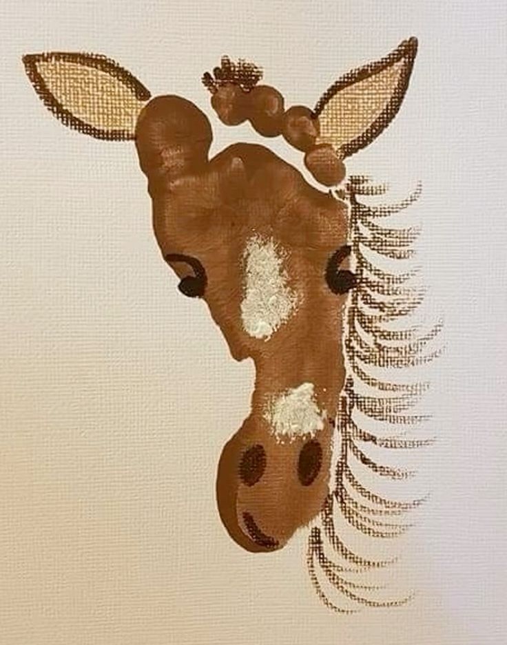Footprint Horse Keepsake