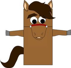 Paper Bag Horse Marionette