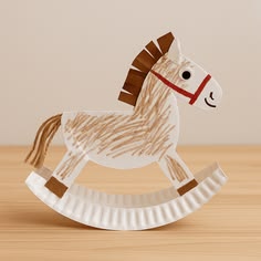 Paper Plate Rocking Horse