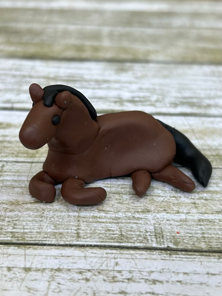 Salt Dough Horse Figurine