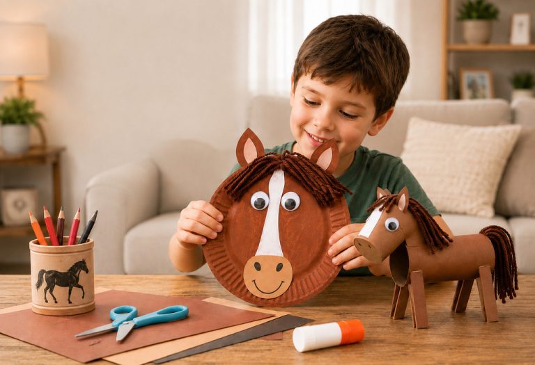 20 Easy Horse Crafts for Preschoolers and Kids