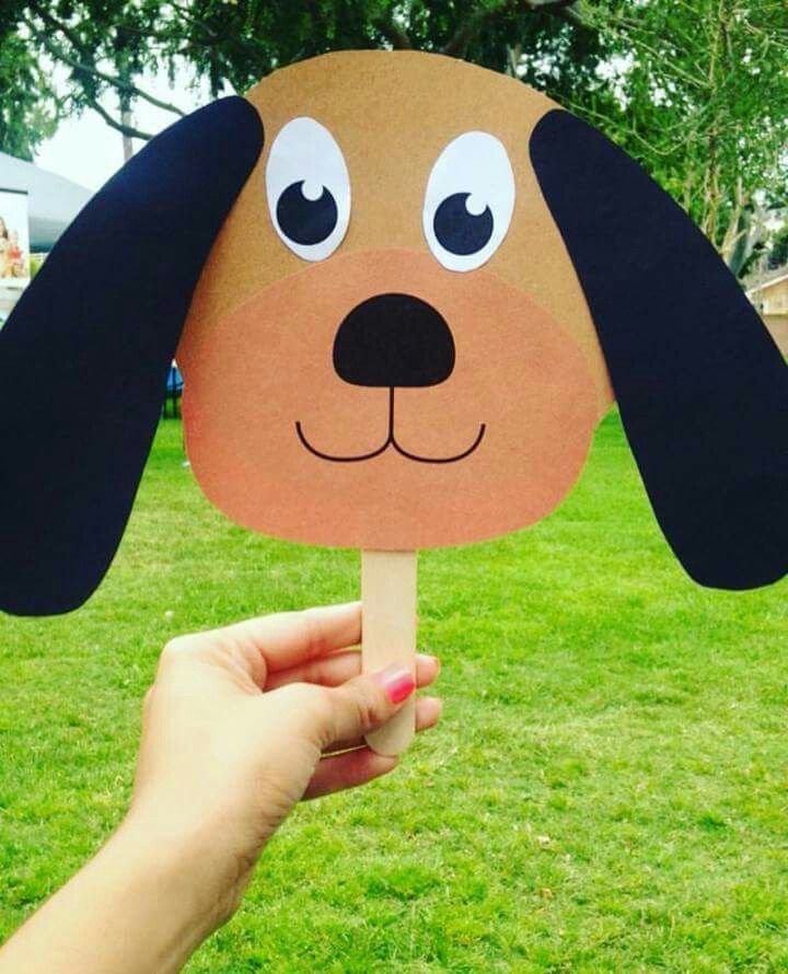 Popsicle Stick Dog Puppet