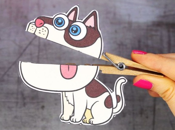 Clothespin Dog Clip